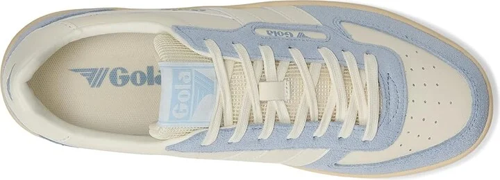 Gola Hawk '89 Women's Walking Shoes White/Air/Off White : 11 B - Medium, Leather - Image 2