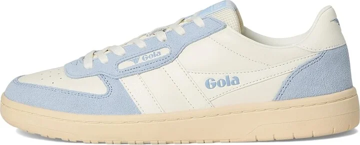 Gola Hawk '89 Women's Walking Shoes White/Air/Off White : 11 B - Medium, Leather - Image 6