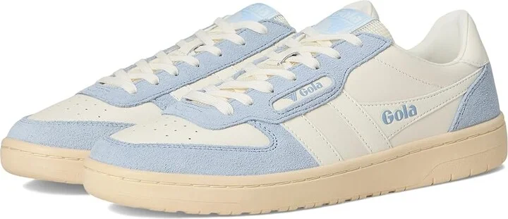 Gola Hawk '89 Women's Walking Shoes White/Air/Off White : 11 B - Medium, Leather