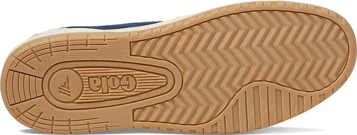Gola Hawk Men's Shoes White/Navy/Marine Blue : 8.5 D - Medium, Leather - Image 3