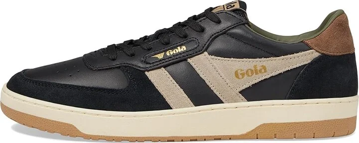 Gola Hawk Men's Shoes White/Navy/Marine Blue : 8.5 D - Medium, Leather - Image 11