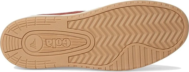 Gola Hawk Men's Shoes White/Rust : 7 D - Medium, Leather - Image 3
