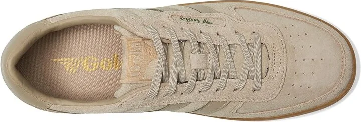Gola Hawk Suede '86 Men's Snow Shoes Bone/Gum : 11.5 D - Medium, Leather/Suede/Synthetic - Image 2
