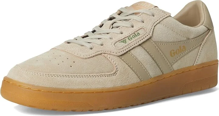 Gola Hawk Suede '86 Men's Snow Shoes Bone/Gum : 11.5 D - Medium, Leather/Suede/Synthetic - Image 5