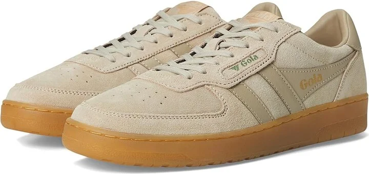 Gola Hawk Suede '86 Men's Snow Shoes Bone/Gum : 11.5 D - Medium, Leather/Suede/Synthetic