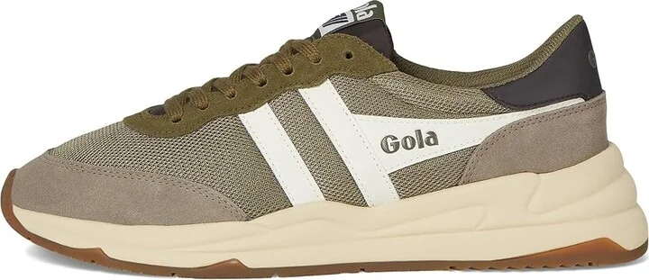 Gola Jupiter Men's Shoes Khaki/Rhino/Off-White : 10 D - Medium, Rubber/Suede - Image 6