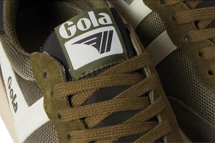Gola Jupiter Men's Shoes Khaki/Rhino/Off-White : 10 D - Medium, Rubber/Suede - Image 7