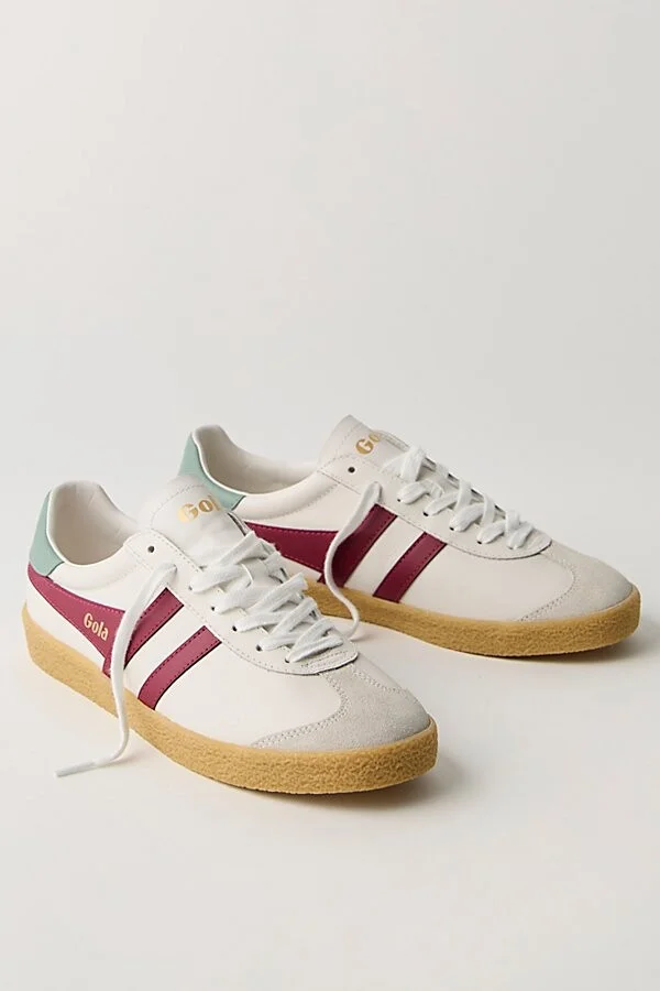 Gola Medallist Leather Sneakers - Image 2