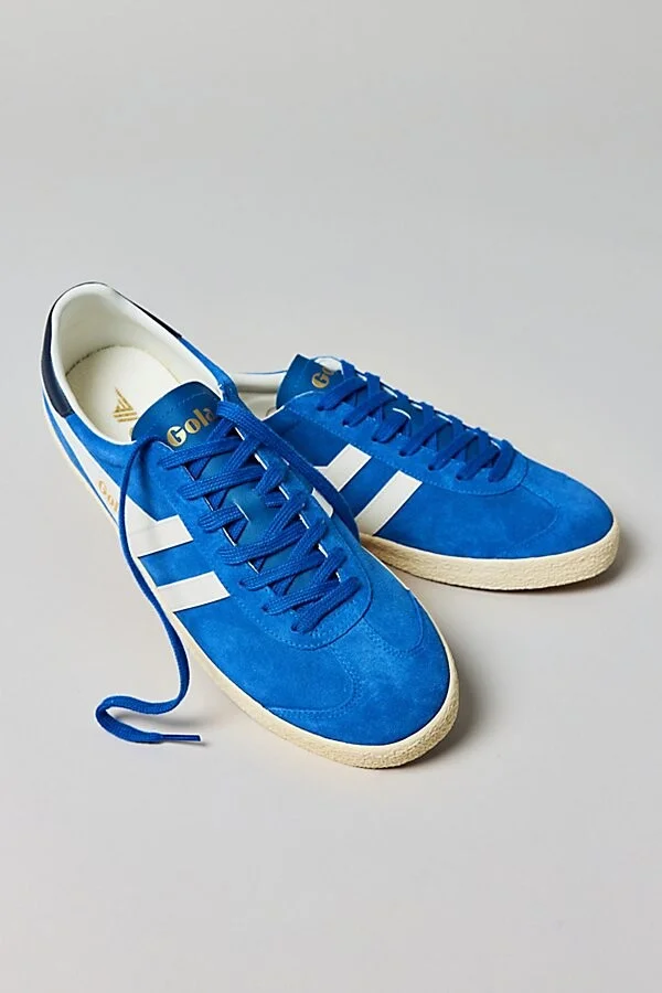 Gola Men's Medallist Sneaker in Sapphire/Off White/Navy - Image 2