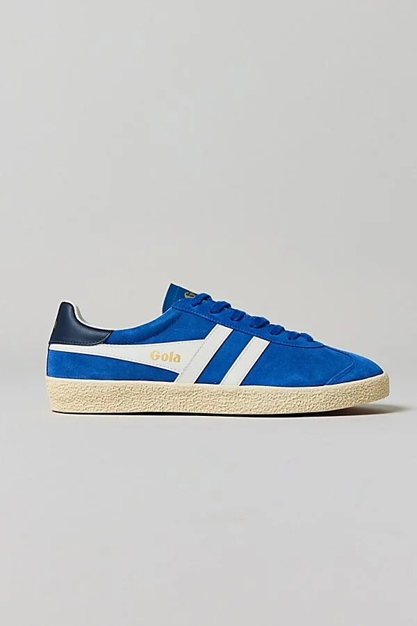 Gola Men's Medallist Sneaker in Sapphire/Off White/Navy - Image 3