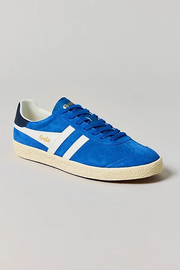 Gola Men's Medallist Sneaker in Sapphire/Off White/Navy - Image 4