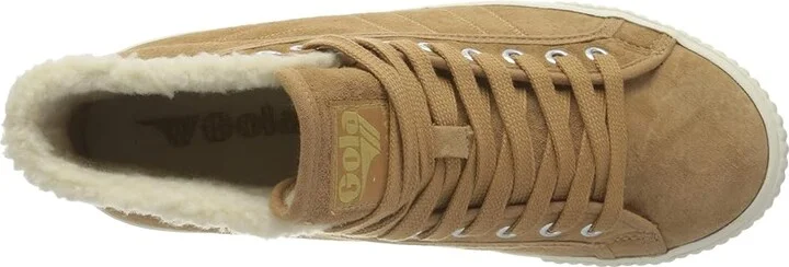 Gola Nordic High Women's Shoes Light Caramel : 6 B - Medium, Suede - Image 2