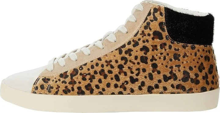 Gola Nova High Oasis Women's Shoes Off-White/Leopard : 8 B - Medium, Textile - Image 6