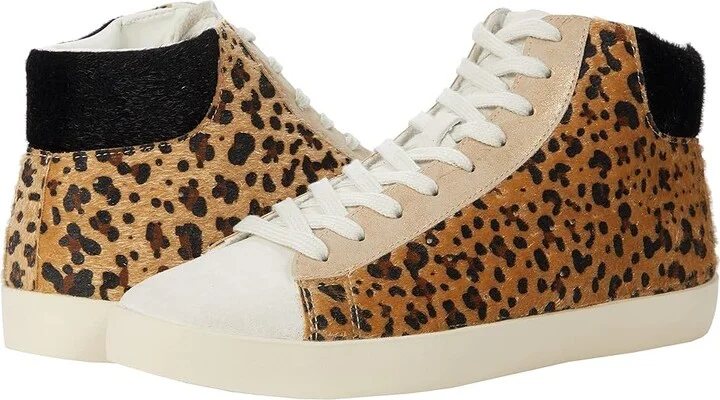 Gola Nova High Oasis Women's Shoes Off-White/Leopard : 8 B - Medium, Textile