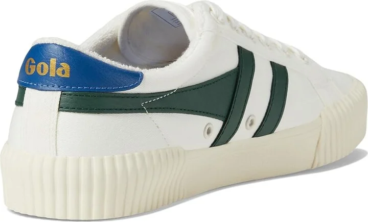 Gola Rally Men's Shoes Off-White/Evergreen/Marine Blue : 9 D - Medium, Textile - Image 4