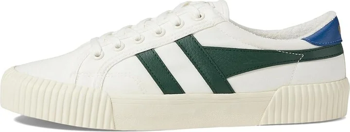 Gola Rally Men's Shoes Off-White/Evergreen/Marine Blue : 9 D - Medium, Textile - Image 6