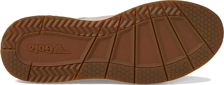 Gola Saturn Quadrant Women's Shoes Off-White/Storm/Sulphur : 5 B - Medium, Suede/Synthetic/Textile - Image 8