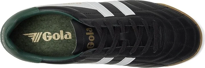Gola Stadium Men's Snow Shoes Black/White/Evergreen : 10 D - Medium, Leather - Image 2