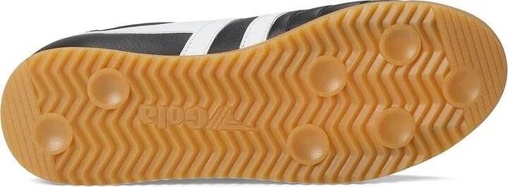 Gola Stadium Men's Snow Shoes Black/White/Evergreen : 10 D - Medium, Leather - Image 3