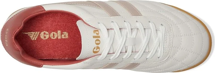 Gola Stadium Women's Walking Shoes White/Rose/Clay : 11 B - Medium, Leather - Image 2
