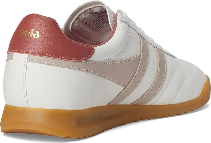 Gola Stadium Women's Walking Shoes White/Rose/Clay : 11 B - Medium, Leather - Image 4