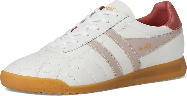 Gola Stadium Women's Walking Shoes White/Rose/Clay : 11 B - Medium, Leather - Image 5