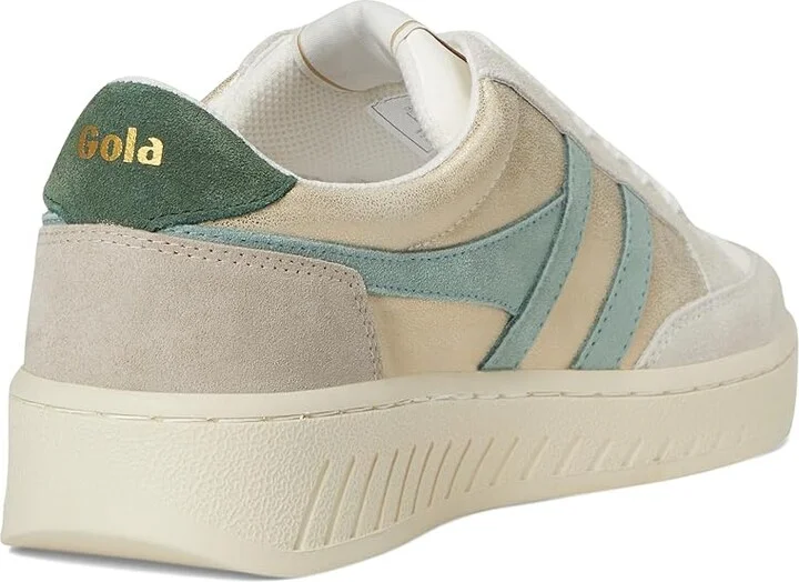 Gola Superslam Blaze Women's Shoes Silver/Wheat/Feather Grey : 5 B - Medium, Leather - Image 10