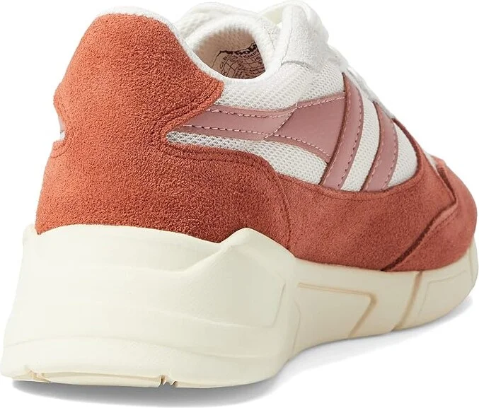 Gola Tempest Women's Shoes Off-White/Orange Spice/Coral Pink : 5 B - Medium, Leather/Textile - Image 4