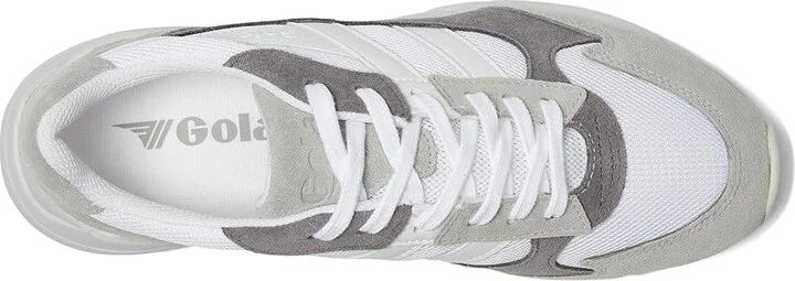 Gola Tempest Women's Shoes White/Light Grey/Ash : 5 B - Medium, Leather/Textile - Image 2