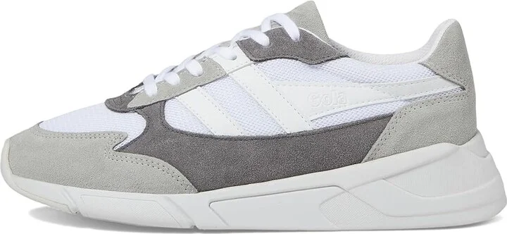Gola Tempest Women's Shoes White/Light Grey/Ash : 5 B - Medium, Leather/Textile - Image 6