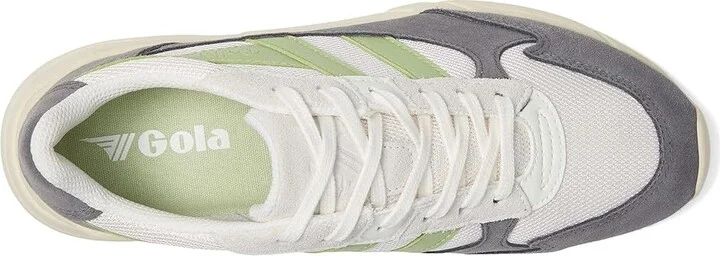 Gola Tempest Women's Shoes White/Light Grey/Ash : 5 B - Medium, Leather/Textile - Image 7