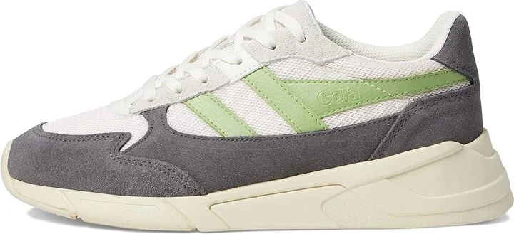 Gola Tempest Women's Shoes White/Light Grey/Ash : 5 B - Medium, Leather/Textile - Image 11