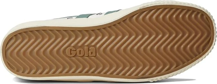 Gola Tennis Mark Cox Women's Shoes Off-White/Green Mist : 5 B - Medium, Synthetic/Textile - Image 3