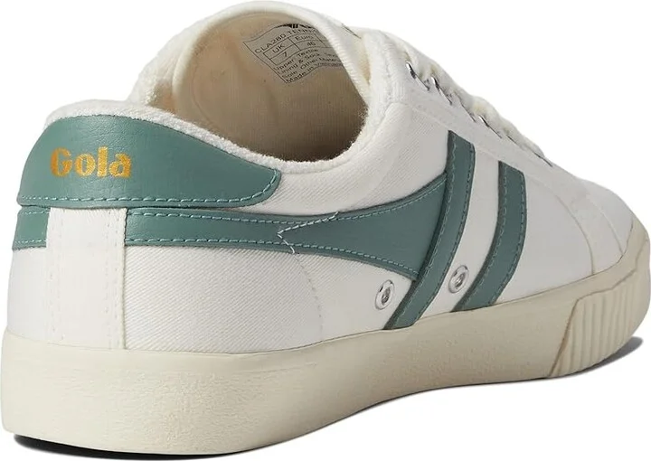 Gola Tennis Mark Cox Women's Shoes Off-White/Green Mist : 5 B - Medium, Synthetic/Textile - Image 4