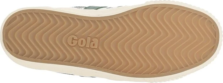 Gola Tennis Mark Cox Women's Shoes Off-White/Green Mist : 5 B - Medium, Synthetic/Textile - Image 9