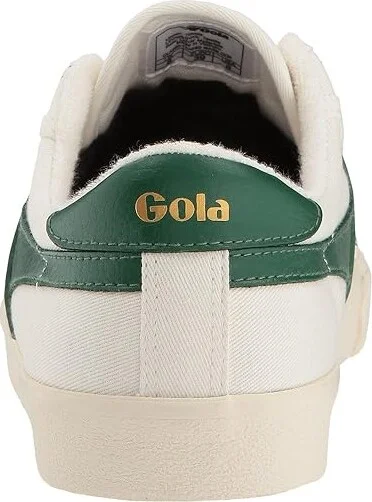 Gola Tennis Mark Cox Women's Shoes Off-White/Green Mist : 5 B - Medium, Synthetic/Textile - Image 10