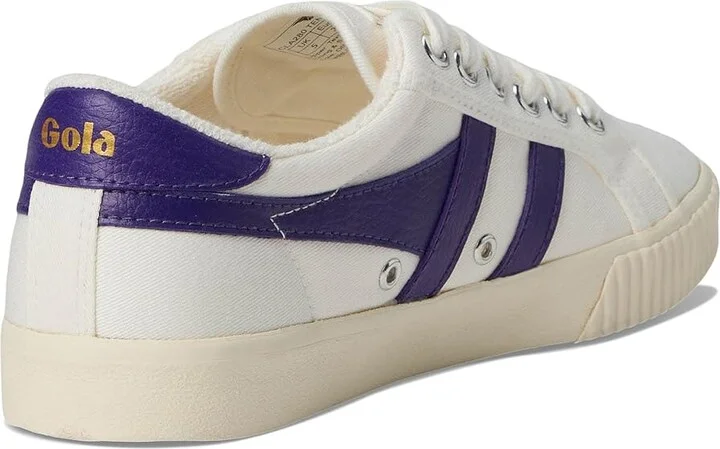 Gola Tennis Mark Cox Women's Shoes Off-White/Violet : 5 B - Medium, Synthetic/Textile - Image 4
