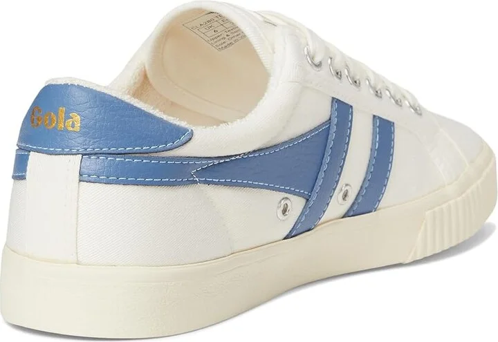 Gola Tennis Mark Cox Women's Shoes Off-White/Vista Blue : 5 B - Medium, Canvas/Textile - Image 4