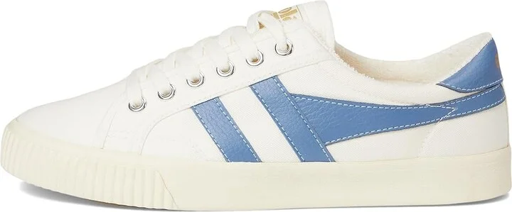 Gola Tennis Mark Cox Women's Shoes Off-White/Vista Blue : 5 B - Medium, Canvas/Textile - Image 6