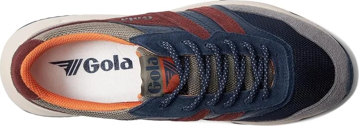 Gola Titan Men's Lace up casual Shoes Navy/Ash/Burgundy : 9.5 D - Medium, Suede/Synthetic - Image 2