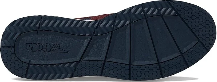 Gola Titan Men's Lace up casual Shoes Navy/Ash/Burgundy : 9.5 D - Medium, Suede/Synthetic - Image 3