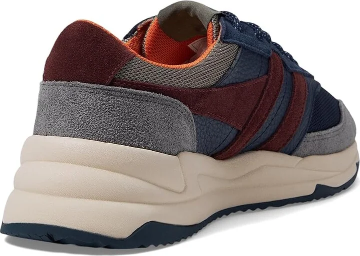 Gola Titan Men's Lace up casual Shoes Navy/Ash/Burgundy : 9.5 D - Medium, Suede/Synthetic - Image 4