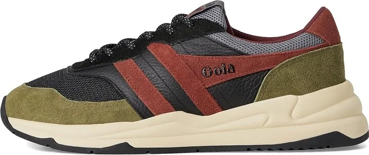 Gola Titan Men's Lace up casual Shoes Navy/Ash/Burgundy : 9.5 D - Medium, Suede/Synthetic - Image 11