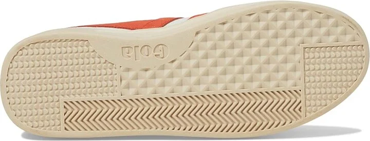 Gola Topspin Women's Shoes Off-White/Hot Coral/Royal Purple : 8 B - Medium, Leather - Image 3
