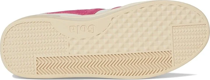 Gola Topspin Women's Shoes Off-White/Hot Coral/Royal Purple : 8 B - Medium, Leather - Image 8