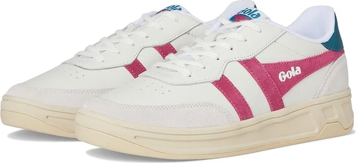 White,fuchsia,peacock