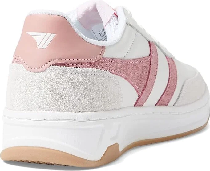Gola Topspin Women's Shoes White/Dusty Rose/Coral Pink : 5 B - Medium, Leather - Image 4