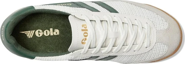 Gola Tornado Zephyr Women's Walking Shoes White/Evergreen : 9.5 B - Medium, Leather - Image 2
