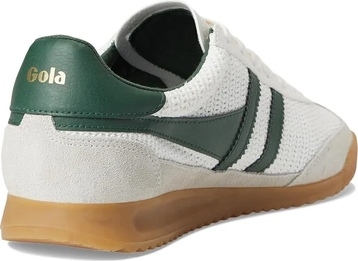 Gola Tornado Zephyr Women's Walking Shoes White/Evergreen : 9.5 B - Medium, Leather - Image 4