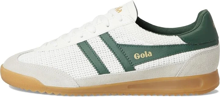 Gola Tornado Zephyr Women's Walking Shoes White/Evergreen : 9.5 B - Medium, Leather - Image 6